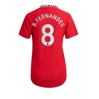 Manchester United Bruno Fernandes #8 Fußballbekleidung Heimtrikot Damen 2022-23 Kurzarm